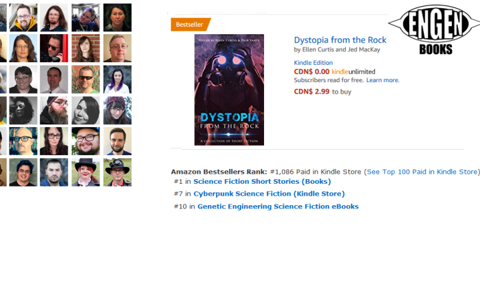 ‘Dystopia from the Rock’ becomes Amazon Bestseller in multiple&nbsp;categories!